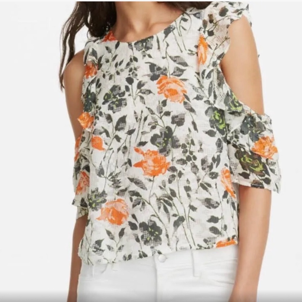 Club Monaco Floral Blouse